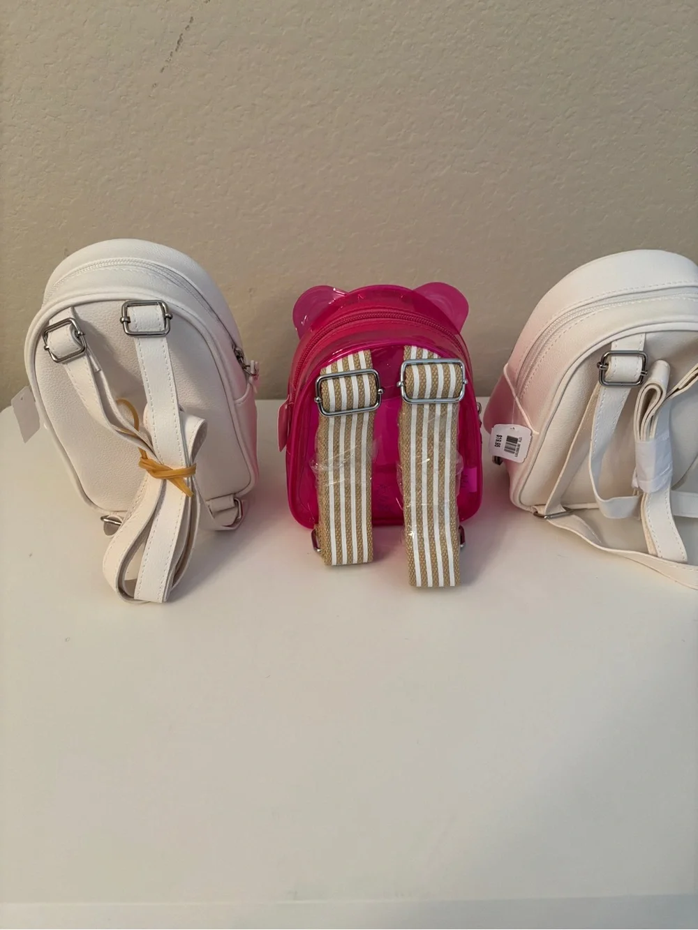 Bath and body works Mini Backpack - Red, White & Blue and Gummie bear